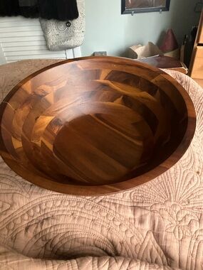 Acacia Single Wooden Serving Bowl